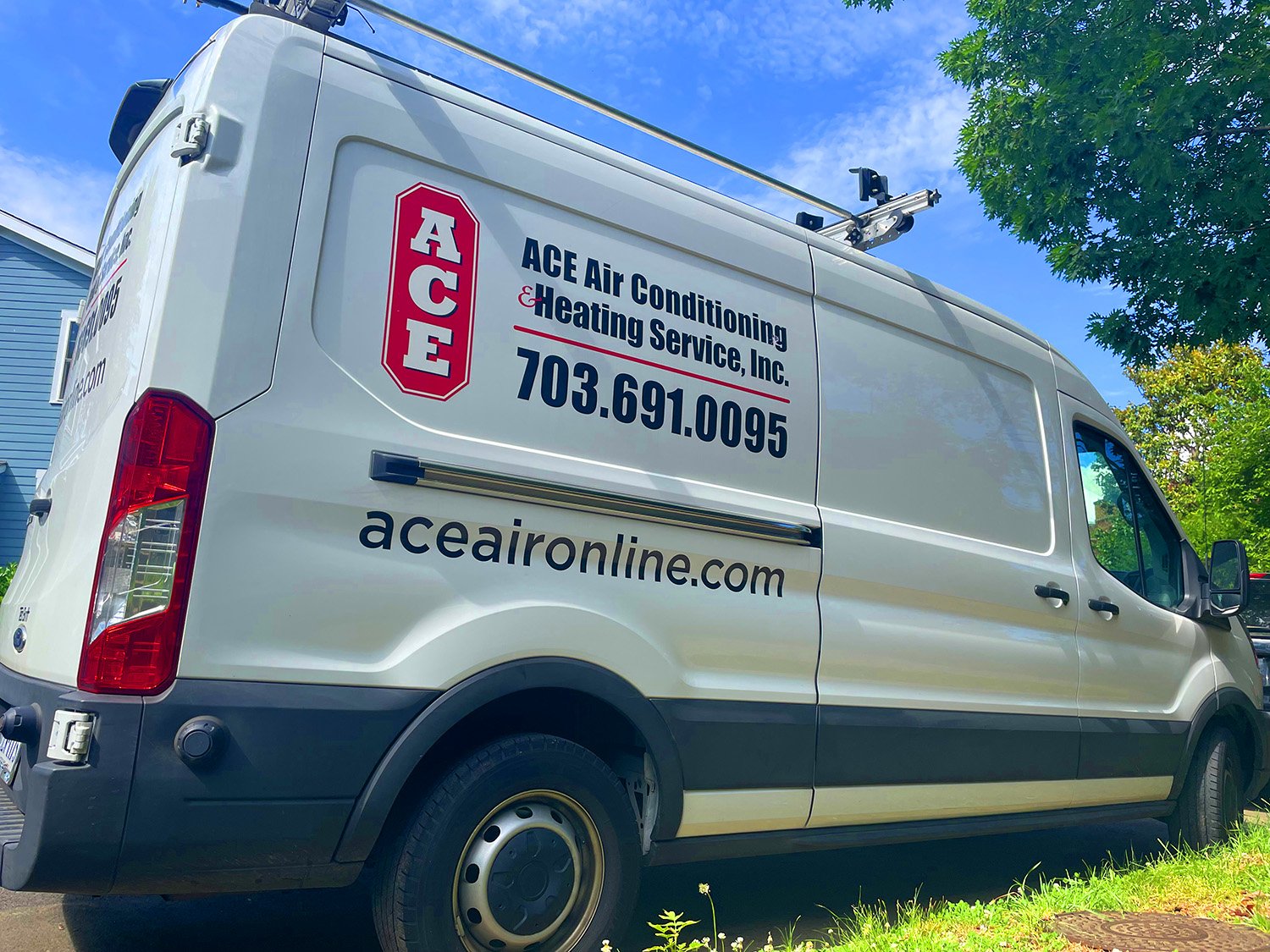 Ace Air Conditioning & Heating van