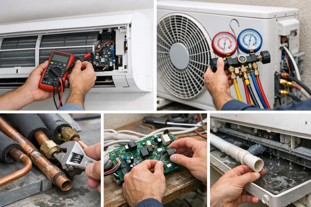 Ductless mini-split repair services
