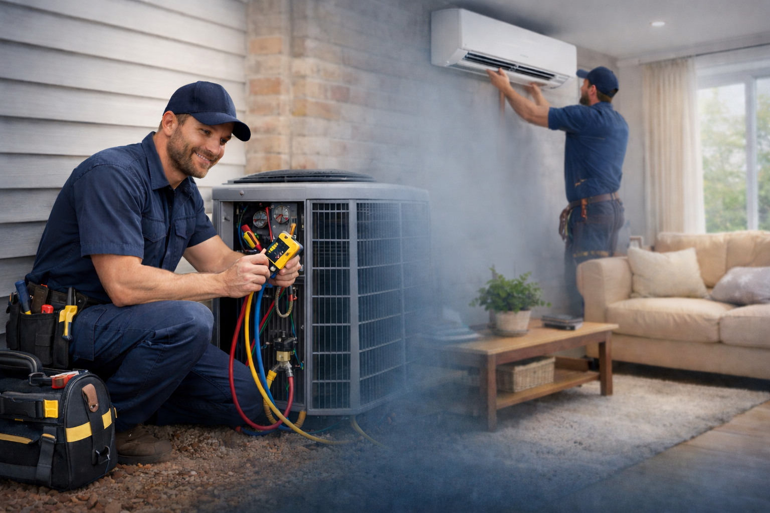 Residential AC repair services