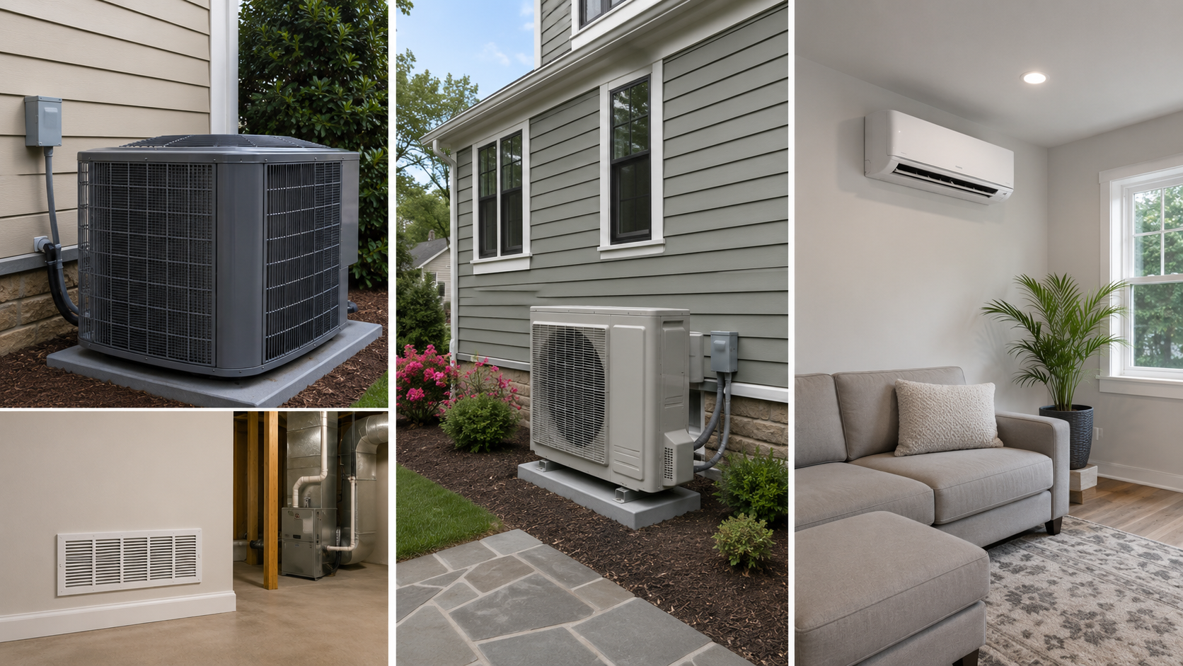 Different types of AC units