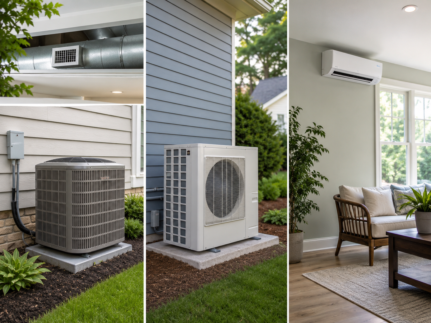 Different types of AC units